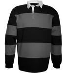 Polo-K215-BLACK-GREY-Kariban