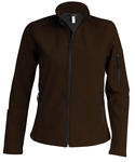 Veste-Softshell-K400-DARKCHOCOLATE-Top-Tex