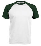 Tee-Shirt-K330-WHITE-FORESTGREEN-Kariban